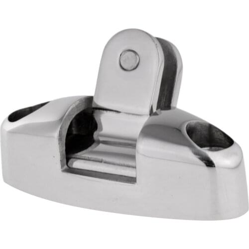 Boat Bimini Top Swivel Deck Hinge Marine 316 Stainl Steel W Rubber Pad
