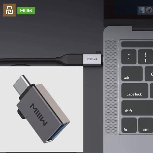 New Youpin MIIIW USB Type C OTG Adapter Cable Converters For Macbook Samsung S20 high quality mini Portable Office learning tool