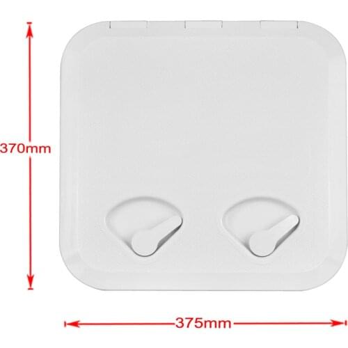 Marine Boat RV 370*375mm Access Hatch Cover Twist Screw Out Deck Plate