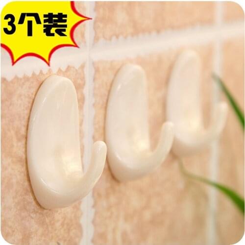 Bathroom\Kitchen hook multi-function small hook 3 Pack