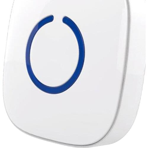 Waterproof Home Intelligent Wireless Doorbell Smart Bell 300M Remote 52 Chimes Door Bell with Receiver EU Plug