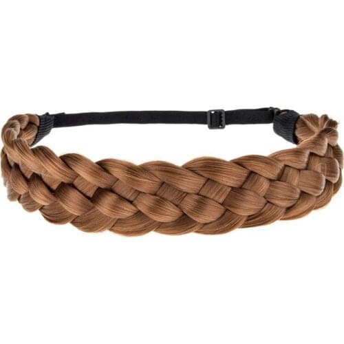 Synthetic Wig Twist Elastic Hair Bands Braids Bohemian Plait Headbands For Women Stretch Girls Hair Accessories Drop ship ##6