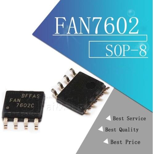 10pcs/lot FAN7602 FAN7602B FAN7602C SOP-8
