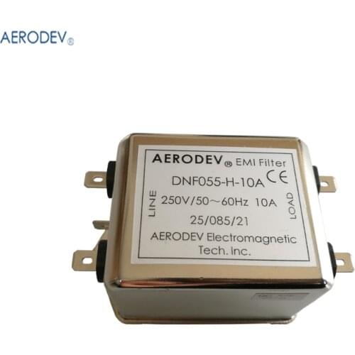 Aerodev Power Supply filter DNF055-H-10A Single Phase EMI Filter 10A 250V 50-60Hz CE approved DNF055 Series