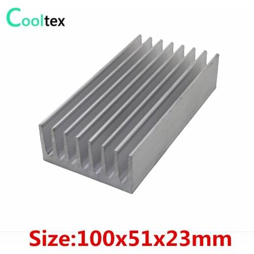 100x51x23mm Aluminum Heatsink heat sink radiator for Chip VGA RAM LED IC Electronic integrated circuit COOLER cooling