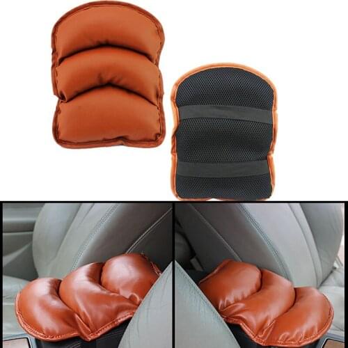 Car Armrests Cover Arm Rest Seat Box Pad Protective Case Soft PU Mats for Volkswagen POLO Tiguan Passat Golf EOS Scirocco Bora