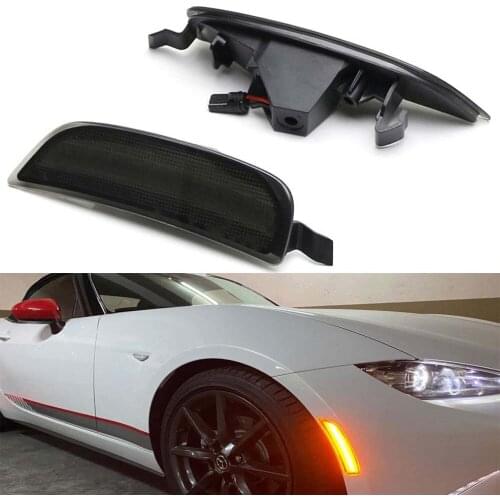 For Mazda Miata MX5 ND 2016 2017 2018 2019 2020 2021 LED Side Marker Turn Signal Fender Bumper Light Canbus Error Free