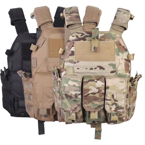 EMERSONGEAR Tactical Vest With Mag Pouch Airsoft Shooting Outdoor Gear Plate Bag Magazine Pack Multicam Army Hunting