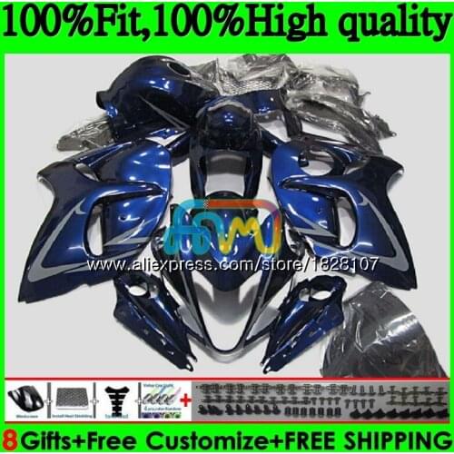 Injection For SUZUKI Hayabusa GSXR-1300 Grey blue new GSXR 1300 56BS.85 GSXR1300 08 09 10 11 12 2008 2009 2010 2011 2012 Fairing
