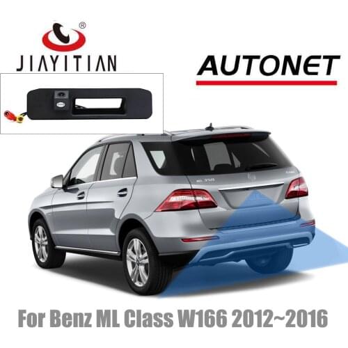 JIAYITIAN Trunk Handle Rear View Camera For Mercedes Benz W166 ML350 ML63 ML300 ML400 2012~2016 CCD Backup Reverse Parking Cam