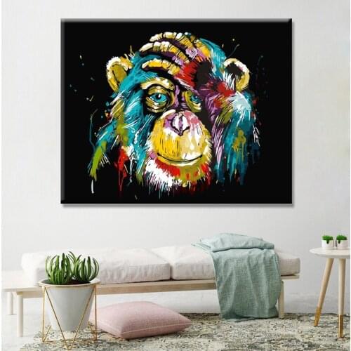 Animal print wall art canvas painting cuadros para el hogar decoration home picture pictures for living room paintings decor