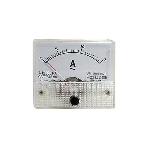 Class 2.5 Accuracy AC 15A Analog Panel Ammeter 85L1-A