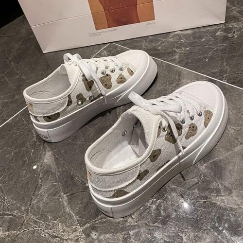 HOT 2021 Spring and Summer Womens Vulcanized Shoes Womens Flat Casual Shoes Womens Sports Shoes Zapatillas Mujer B1800