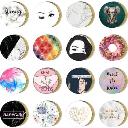 Magnetic Metal Plate For Car Phone Holder Universal Iron Sheet Disk Sticker Mount Mobile Phone Magnet Stand For Iphone