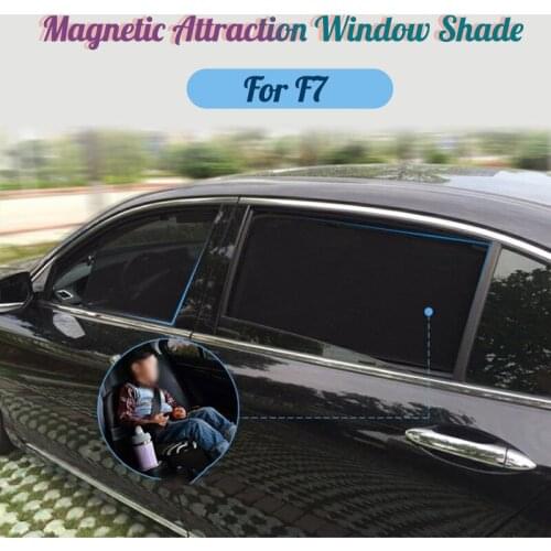 For Haval F7 2018~2020 Accessories Magnetic Car Window Sun Shade Sunshield Curtain Visors Sunproof Gauze Mesh Protection Cover