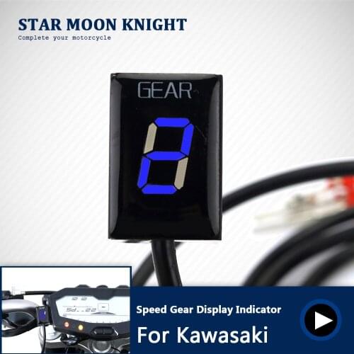 Motorcycle Ecu Direct Mount 1-6 Speed Gear Display Indicator For Kawasaki ER6N Z1000SX Ninja300 Z1000 Z800 Z750 versys 650 Z400