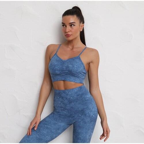 2021 New Hip-lifting Fitness Beauty Back Female Skin-friendly Nude Yoga Wear Sports Quick-drying Running Shockproof Sports Suit