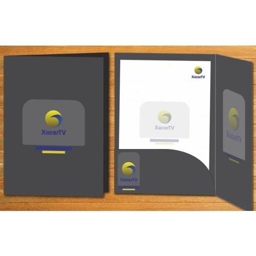 Custom Printed Presentation Folders Offset Printing Folder Presentation Folder Printing with flyer