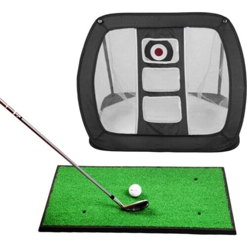 Portable Golf Practice Net, Launching Golf Cages, Indoor Outdoor Golf Practice Network Golf Training Aids