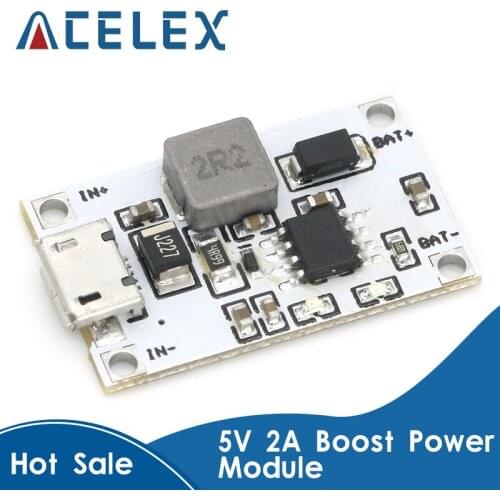 5V 2A Lithium Battery Charger Step Up Protection Board 2S 7.4V 8.4V Boost Power Module Li-Po Li-ion 18650 Bank Charger Board DIY