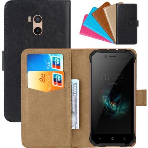 Luxury Wallet Case For DEXP T155 PU Leather Retro Flip Cover Magnetic Fashion Cases Strap