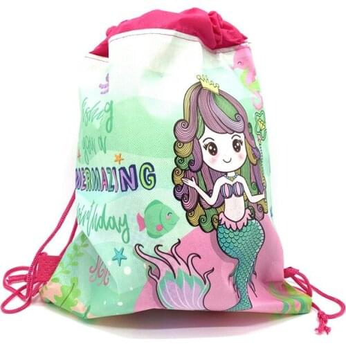 Drawstring Fish Scale Backpack Backpack Glitter Mermaid Travel Bags Glitter Cinch Pack Bags Flip Sequins Shining Sports Rucksack