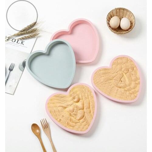 8 Inch Heart Shape Silicone Cake Mold DIY Fondant Cake Chocolate Baking Soap Mold Baking Accessories