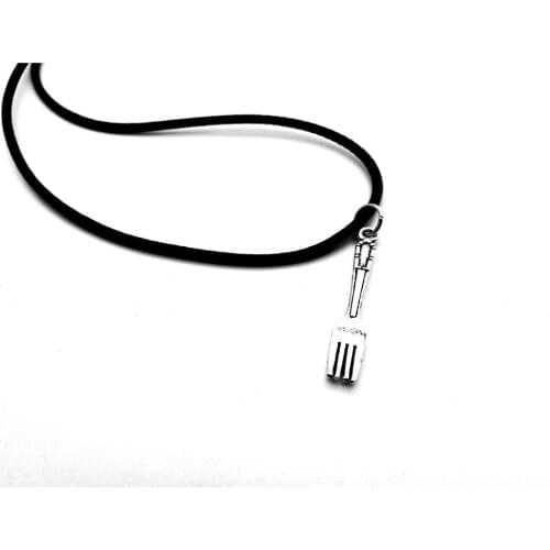 Vintage Spoon Fork Necklace Simple Kitchen Tool Instrument Charm Pendant Leather Rope Necklaces for Mom Gift jewelry