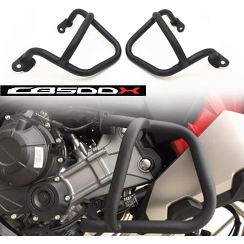Motorcycle Engine Guard Engine Guard Crash Bar Protection For Honda CB500X CB500F Black Bumper Guards 2014-2015-2018-2019-2020
