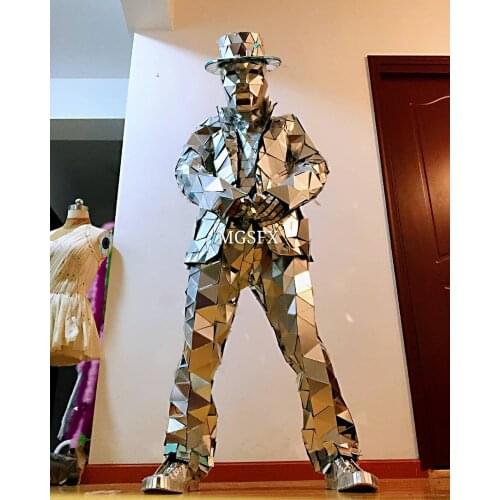 Mirror Costume Men and Women Performance Halloween costume Cosplay Christmas