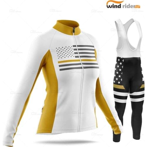 2021 New Womens Triathlon Long Sleeve Cycling Jersey Sets Maillot de cyclisme Bicycle Clothing Team Road Bike Uniform
