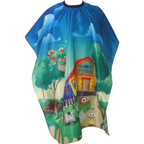 1pc Kids Haircut Hairdresser Barber Cape Apron Salon Cloth Hair Cutting Cape For Barber Shop Waterproof Durable Hairdresser Tool