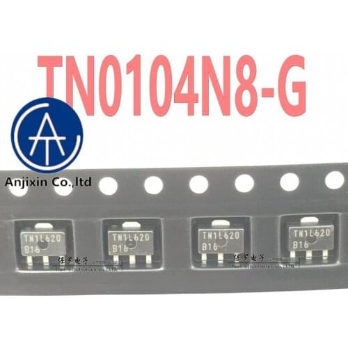10pcs 100% orginal new real stock MOS field effect tube TN0104N8-G silk screen TN1L SOT-89