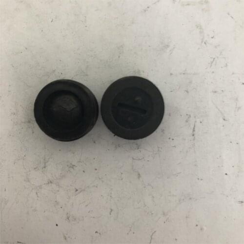 2 Pcs 17mm 0.67" Diameter Carbon Brush Plastic Screw Cap LF1