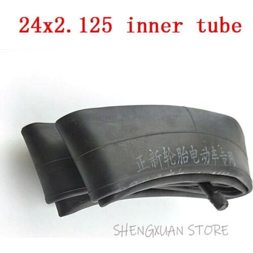 Good quality 2 pcs 24x2.125 Butyl inner tube for Mountain bike E-bike Youth bicycle 20x1.95 24*2.125 tire free shipping