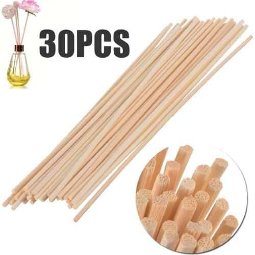 30/50/100PCSpcs Natural Rattan Sticks Fragrance Diffuser Aroma Oil Diffuser Rattan Sticks Home Bedroom Bathrooms Decor
