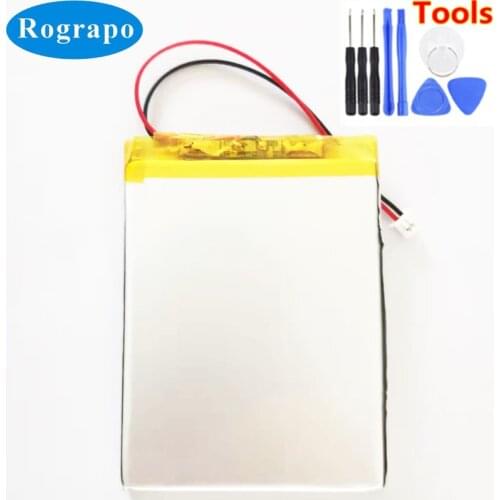 New D2 Battery For COWON iAUDIO D2+ Accumulator 3.7V 1800mAh Li-Polymer Replacement Batterie 2-wire Plug+tools