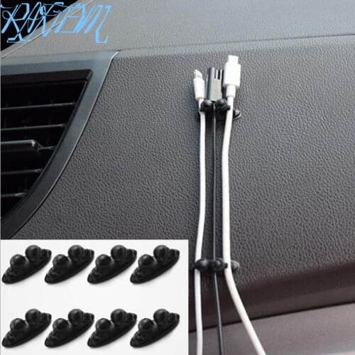 Car Wire Holder Clip Car Stickers For Toyota Camry Highlander RAV4 Crown Reiz Corolla Vios Yaris L