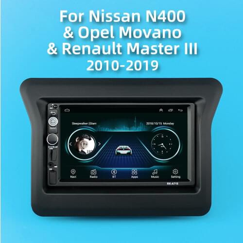 2 Din Android Stereo for Nissan N400 Opel Movano Renault Master III 3 2010-2019 7" Car Radio Multimedia Player GPS Autoradio