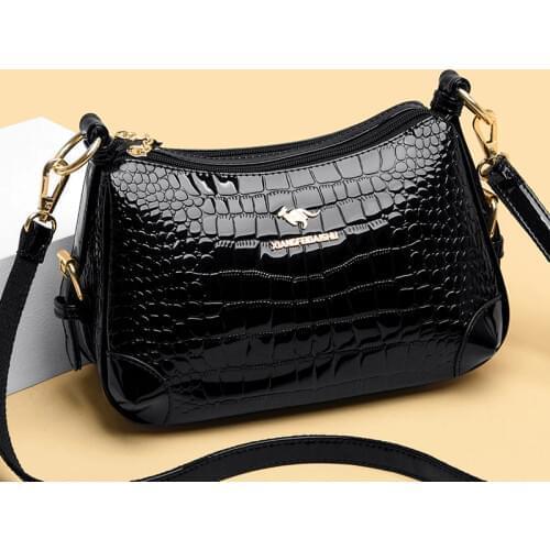 Designer Pu Leather Crossbody Bags For Women 2020 Shoulder Messenger Bag Lady Travel Handbags and Purse