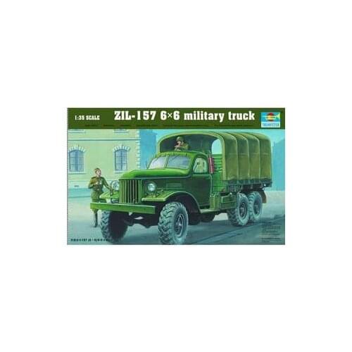 Trumpeter 1/35 scale model 01001 ZIL-157 6X6 Loaded off-road truck