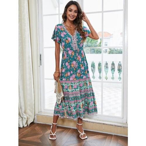 Happie queens Red Summer Dresses