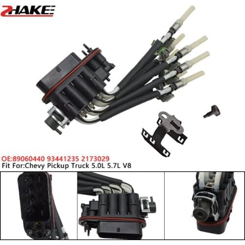 Fuel Spider Injector With Bracket FJ504 89060440 93441235 2173029 Fit For American Car 5.0L 5.7L V8