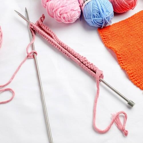 Crochet Hooks Sewing Accessories Knitting Tools Including Accessories Stick Needle Storage Bag 11 Sets of Stick Needle Suit