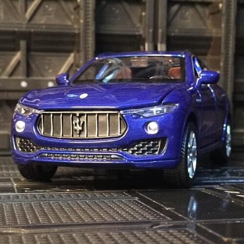 1/32 Maserati Levante High simulation Alloy car model Metal material diecast toy with light and sound birthday present children