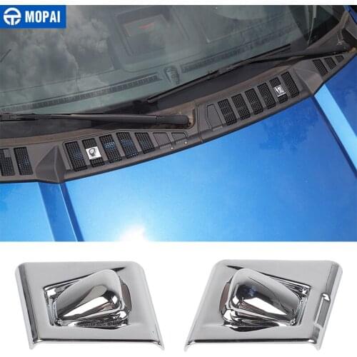 MOPAI Interior Car Front Wiper Water Spray Nozzle Decoration Cover Stickers for Ford F150 2015 Up Car Accessories Car Styling