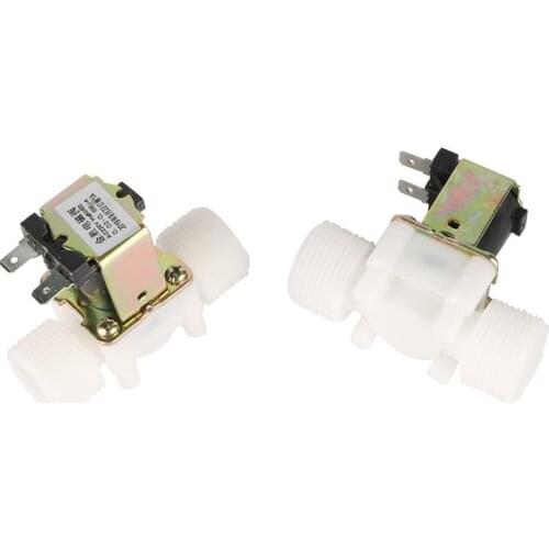 Normally Closed 3/4" Male Thread Electric Solenoid Valve DC12V AC220V Magnetic Switch Pump Purifier Washing Machine Accessories