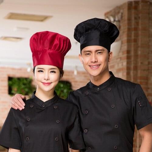 Supporting Cotton Chef Hat Mushroom Caps Hospitality Western Hotel Kitchen Hot Pot Restaurant Fast Food Work Dust Waiter Hat