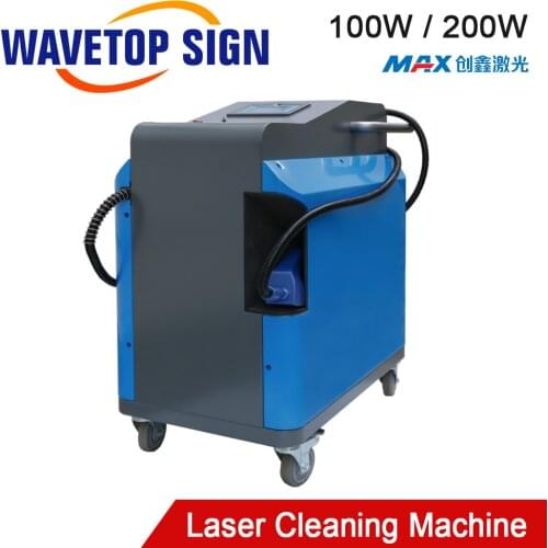 100W Handheld Laser Cleaner Rust Remover Machine Max Fiber Laser 100W Bidirectional Linear Scan Line Width 100mm