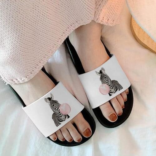 Women Sandals Flat Bottom Open Toe Indoor shoes Home slippers Female Bathroom Flip Flops Non-slip Slippers shoes for Ladies